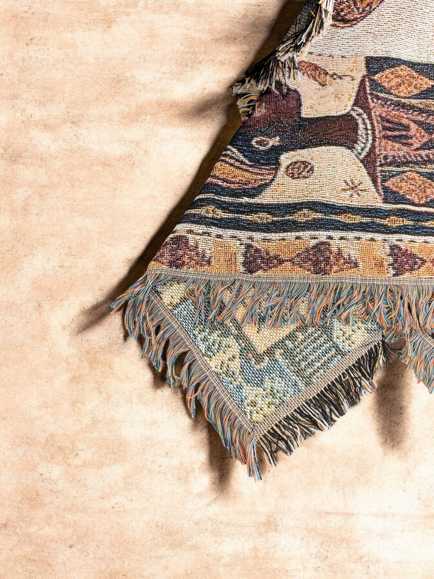 Nubian Tapestry Throw Blanket