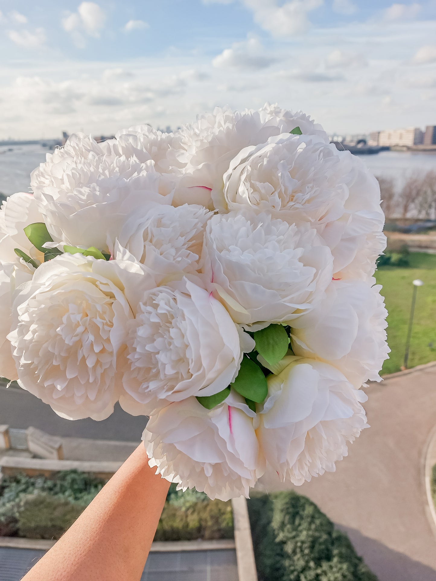 Romantic Silk Peony Faux Flowers