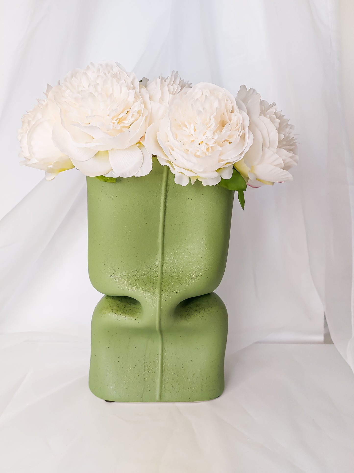 Juniper Green Ceramic Vase