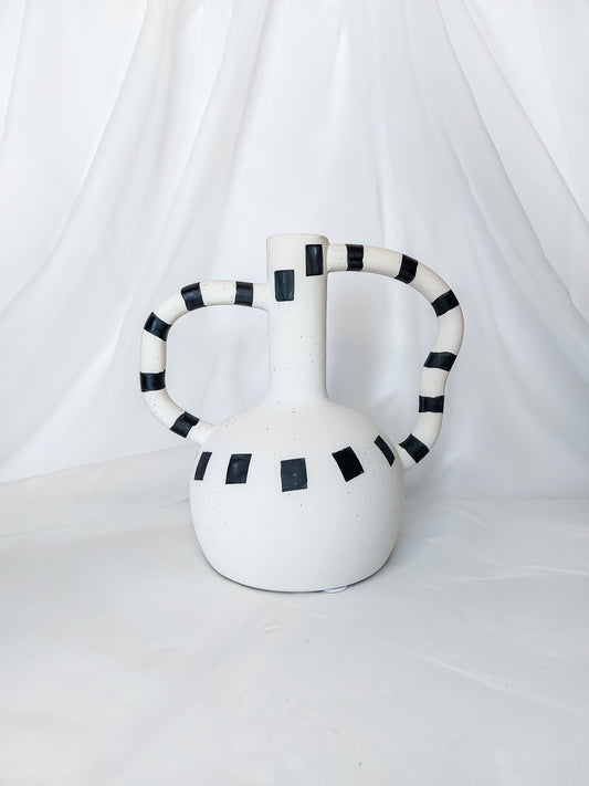 Asha Monochrome Ceramic Vase