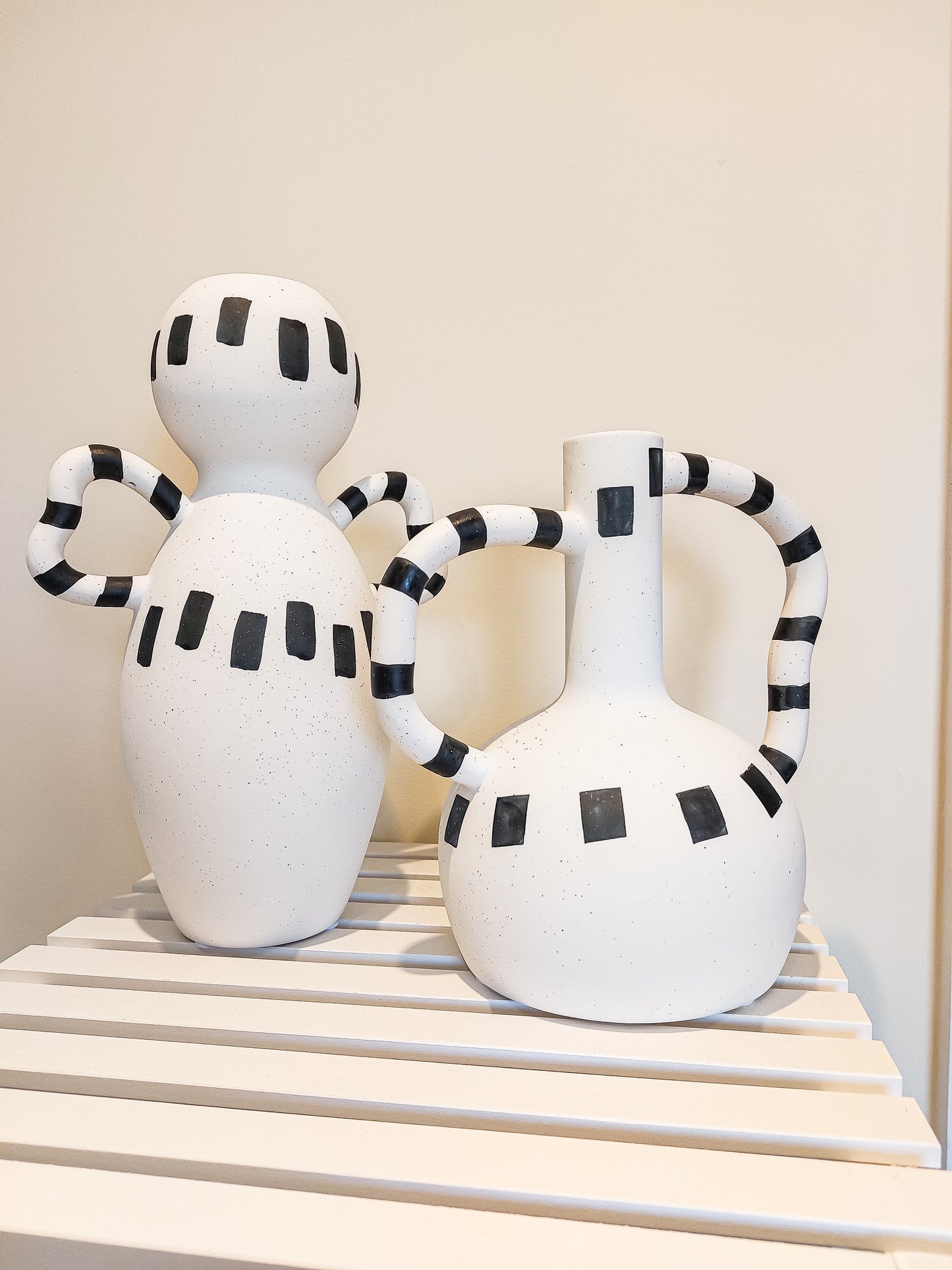 Asha Monochrome Ceramic Vase