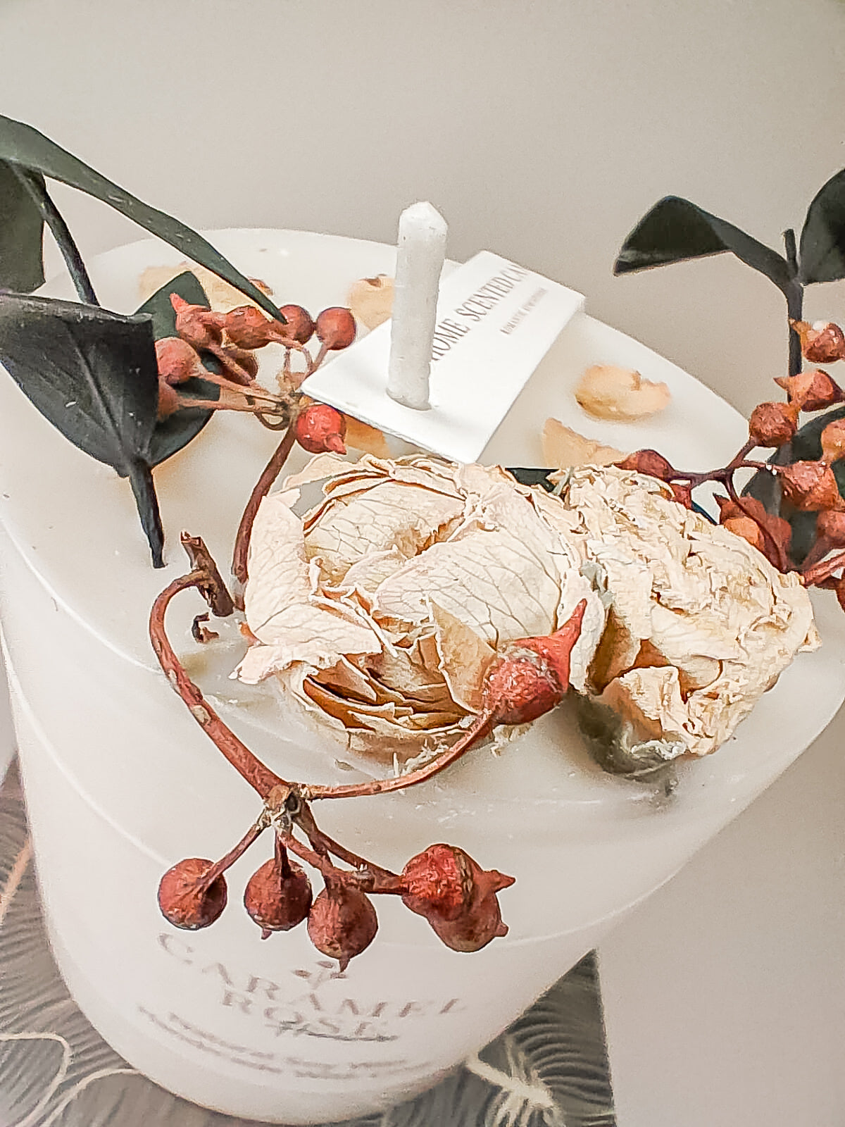 Dried Flower Botanical Scented Candle