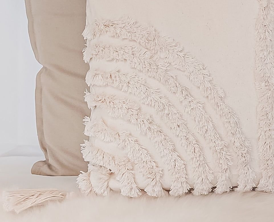 Amara Beige Cushion Cover
