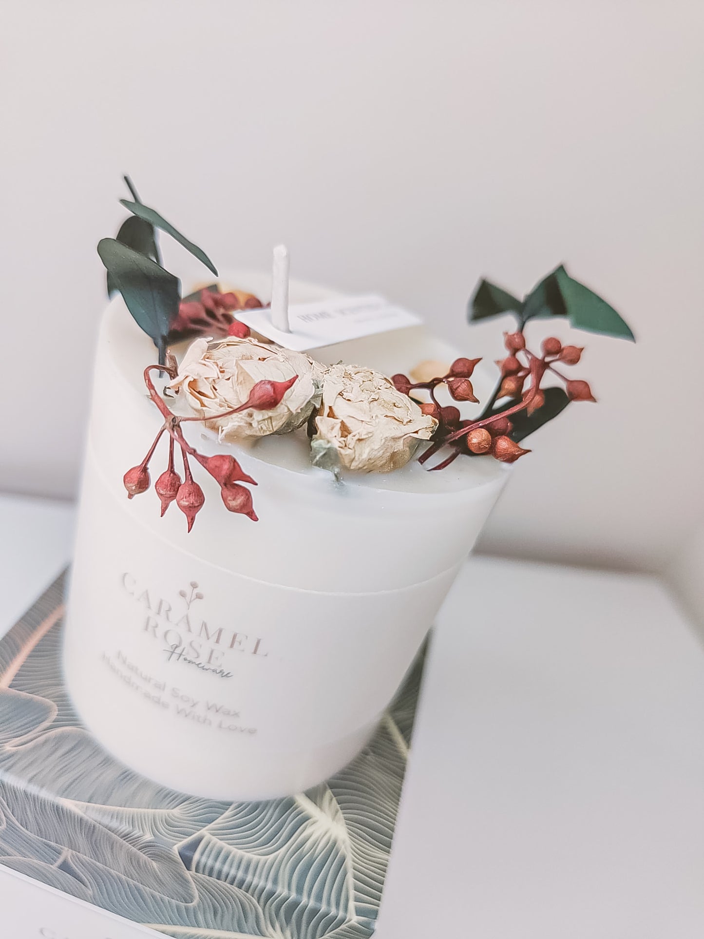 Dried Flower Botanical Scented Candle