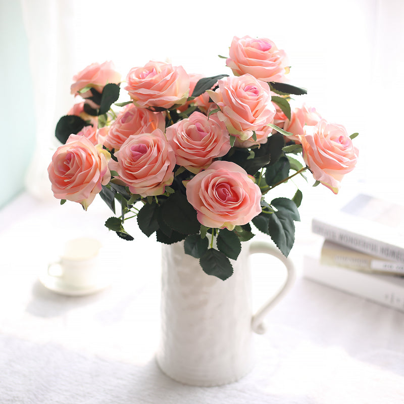 Signature Silk Artificial Rose Flower Bouquet